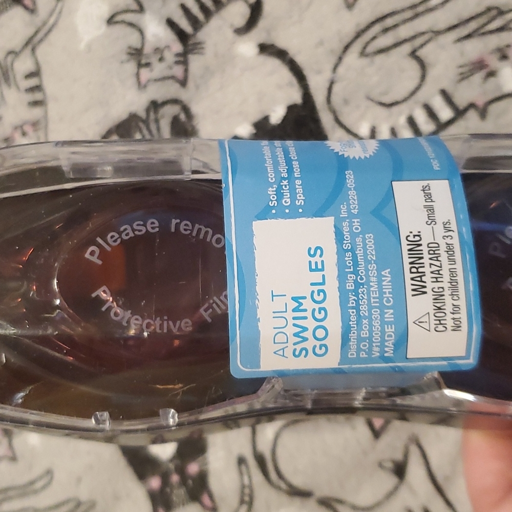 Adult swim goggles